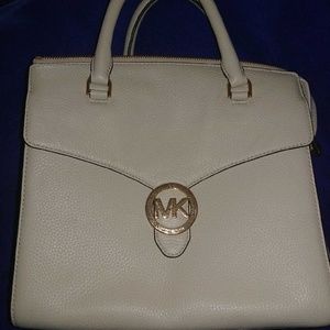 White Michael Kors purse